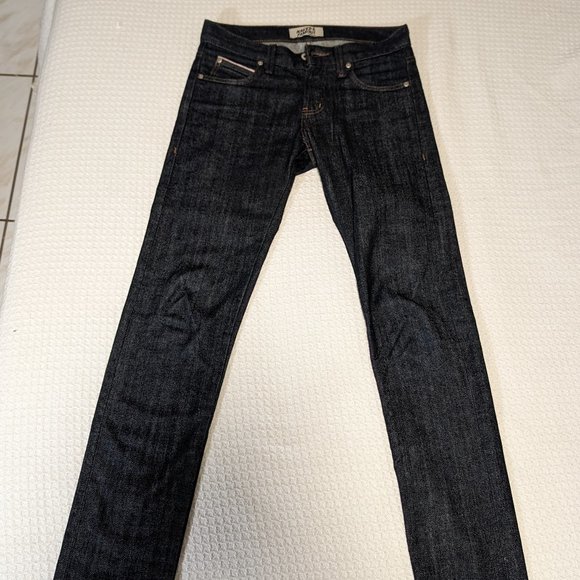 Naked and Famous Stretch Selvedge Jeans Super Skinny Guy Size 29 - Picture 3 of 5